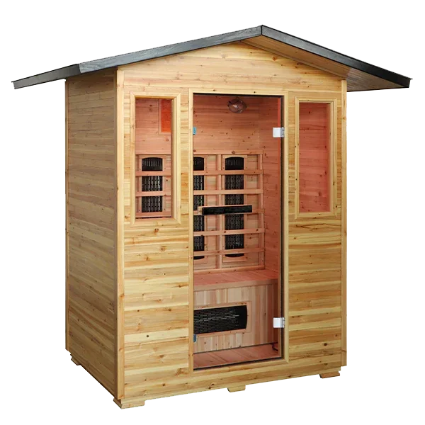 Cal Saunas Solara-Outdoor 3-Person Infrared Sauna