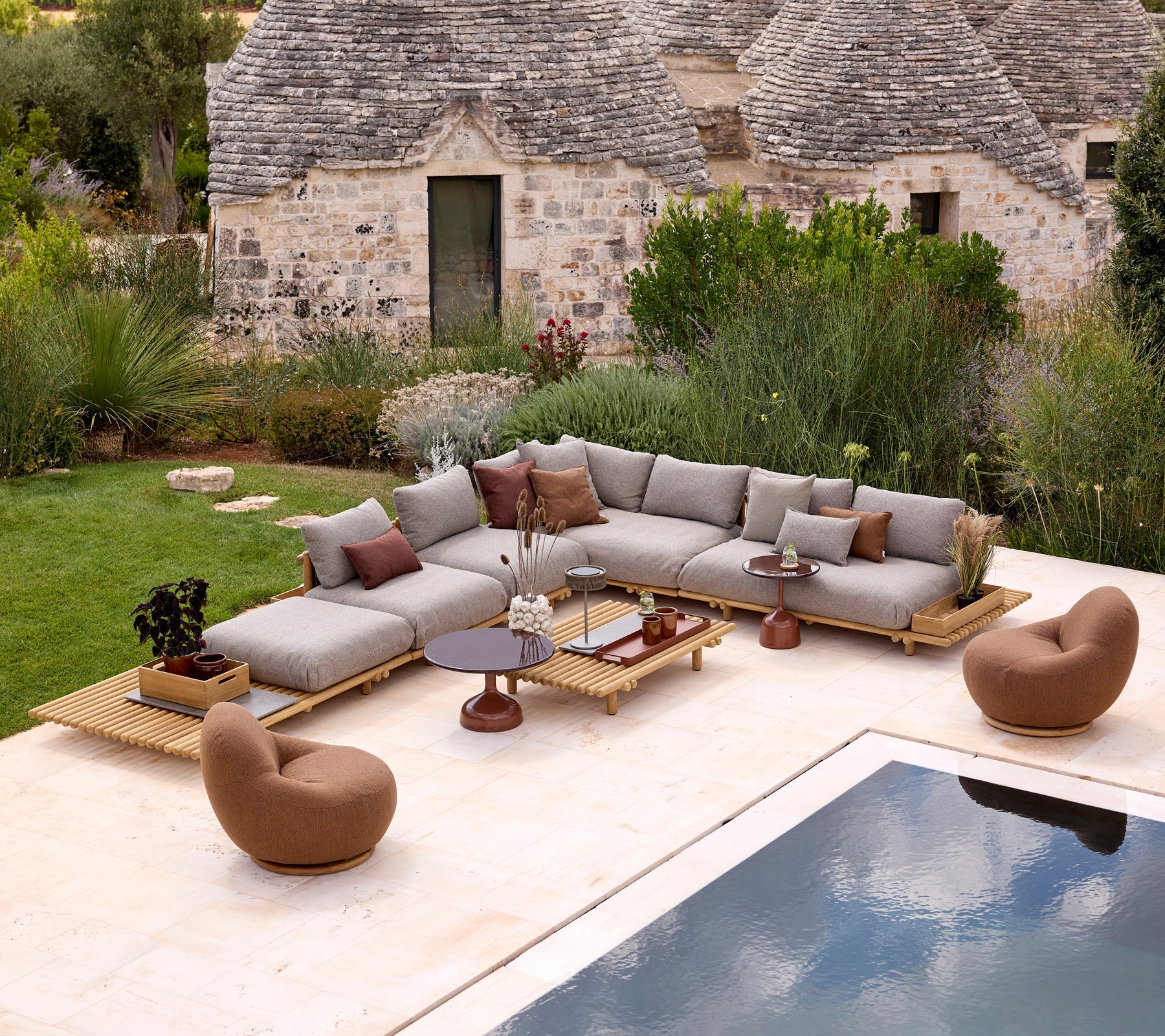 Gem Lounge Chair with Teak Swivel Base by Foersom & Hiort-Lorenzen MDD