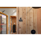 Sweaty Yeti Sauna Fit 4-6 Person Outdoor Sauna & Fitness Cabin 8 x 17 ft