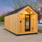 Sweaty Yeti Sauna Plus 6-8 Person Outdoor Sauna & Changing Room Cabin 8 x 17 ft