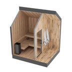 Sweaty Yeti Sauna 4-6 Person Outdoor Traditional Sauna Cabin