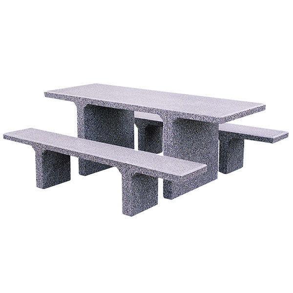 Wausau Tile TF3225 Concrete Picnic Table Set official product image