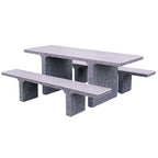 Wausau Tile TF3225 Concrete Picnic Table Set official product image