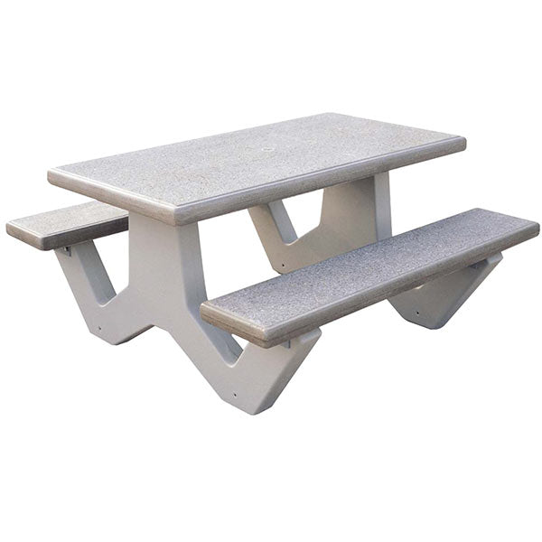 Wausau Tile TF3230 Concrete Park ADA Compliant Table official product image
