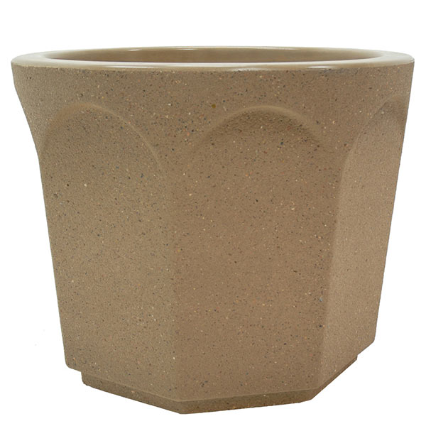 Wausau Tile TF4025 Round Concrete Planter official product image