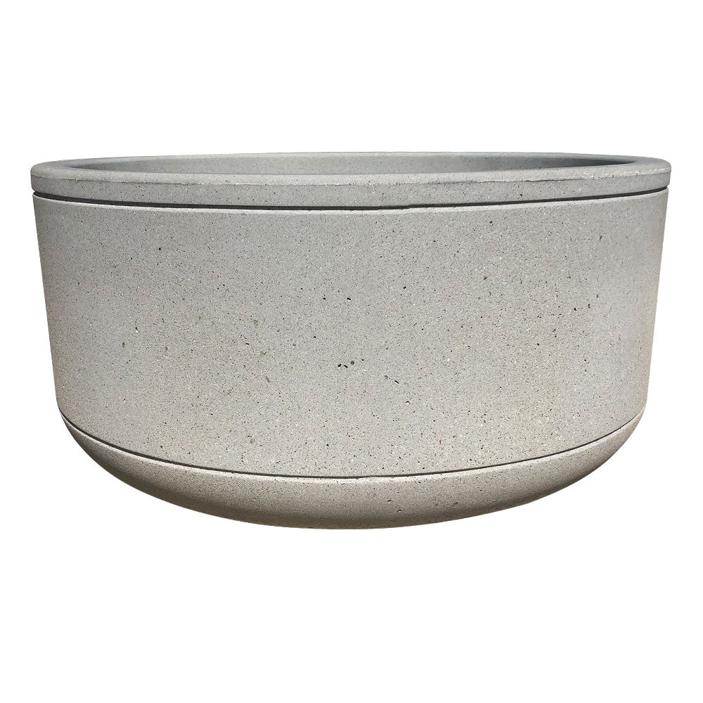 Wausau Tile TF4110 Form Round Concrete Planter official product image