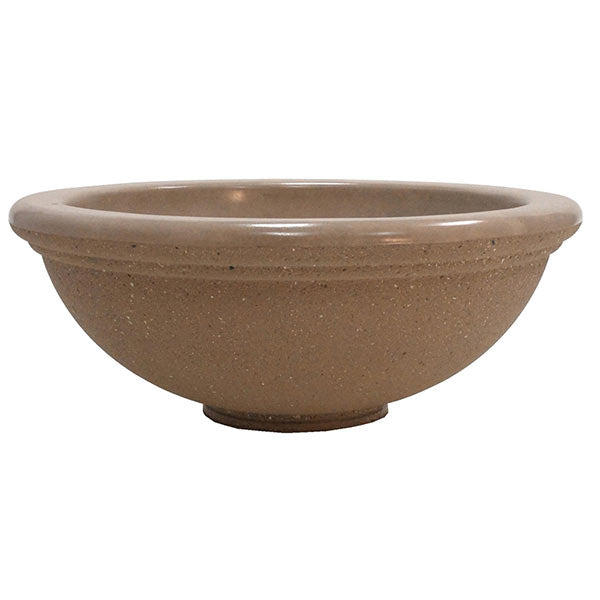 Wausau Tile TF4146 Dish Round Concrete Planter official product image
