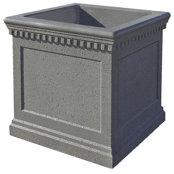 Wausau Tile TF4236 Colonial Square Concrete Planter official product image