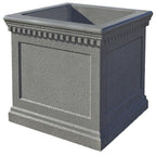 Wausau Tile TF4236 Colonial Square Concrete Planter official product image