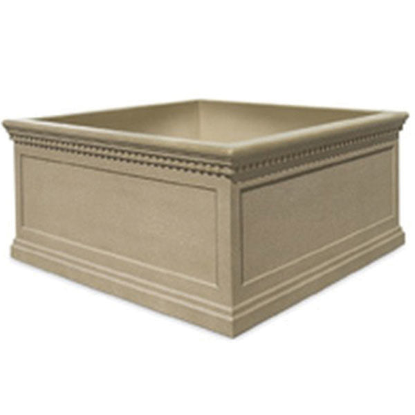 Wausau Tile TF4237 Colonial Square Concrete Planter official product image