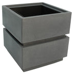 Wausau Tile TF4255 Square Stackable Plastic Planter official product image
