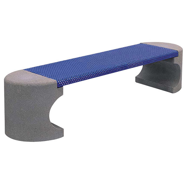 Wausau Tile TF5024 Concrete & Metal Park Bench official product image