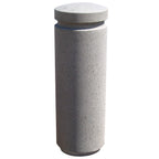 Wausau Tile TF6021 Concrete Bollard with Reveal Line and Dome Top official product image