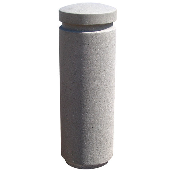 Wausau Tile TF6021 Concrete Bollard with Reveal Line and Dome Top official product image