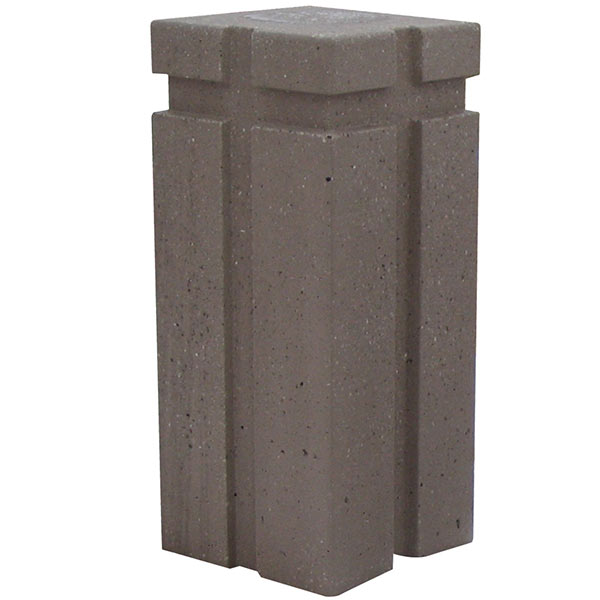 Wausau Tile TF6039 Square Concrete Bollard official product image