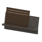 Wausau Tile ZB.TO.07 Vent Concrete Bench with Seat official product image