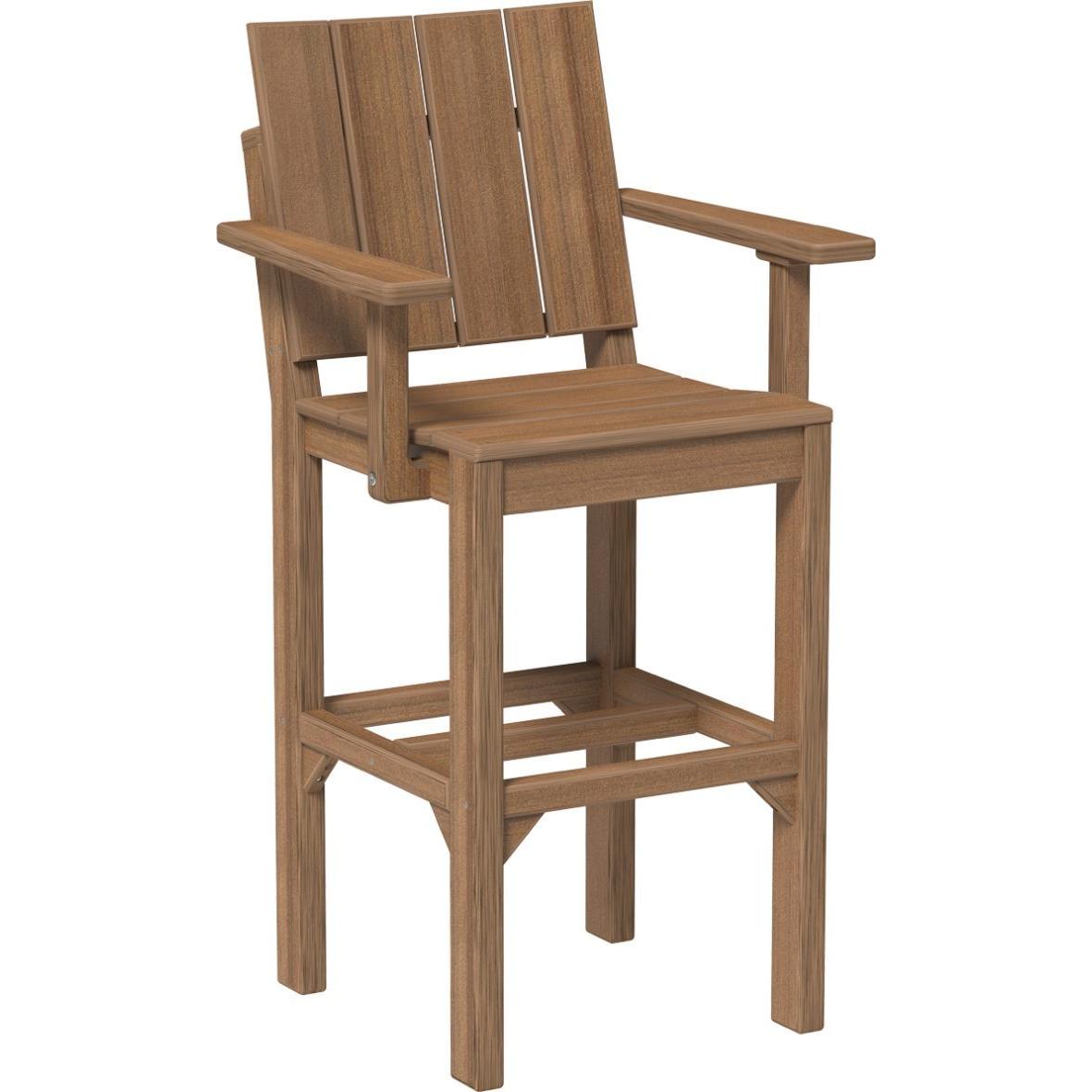 LuxCraft Urban Bar Height Arm Chair
