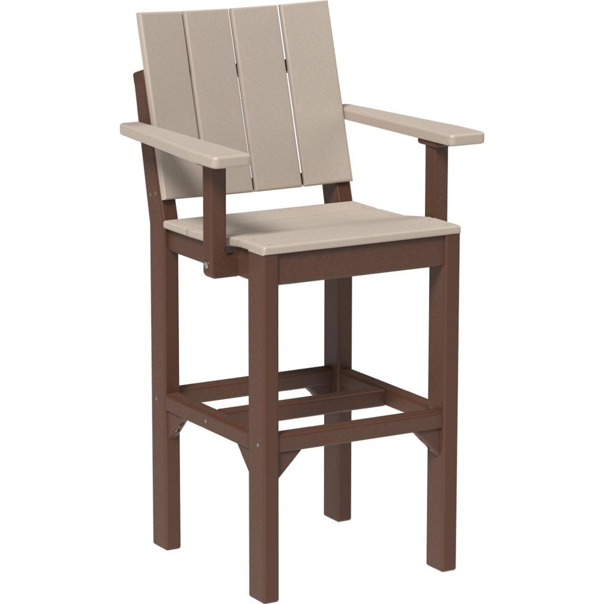 LuxCraft Urban Bar Height Arm Chair