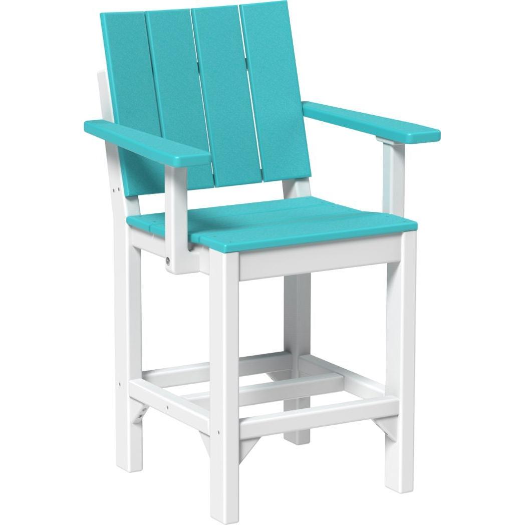 LuxCraft Urban Counter Height Arm Chair