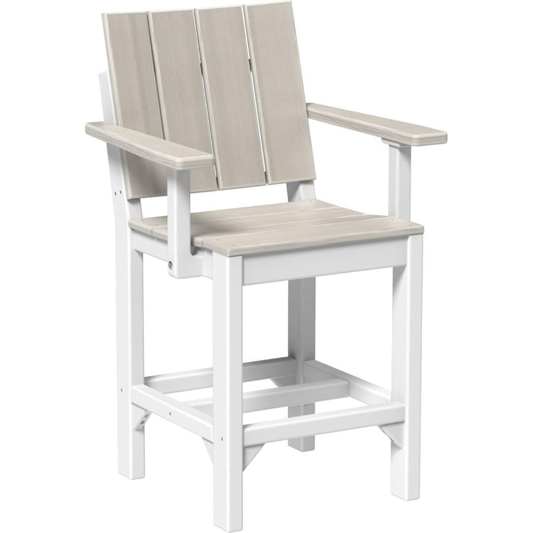 LuxCraft Urban Counter Height Arm Chair