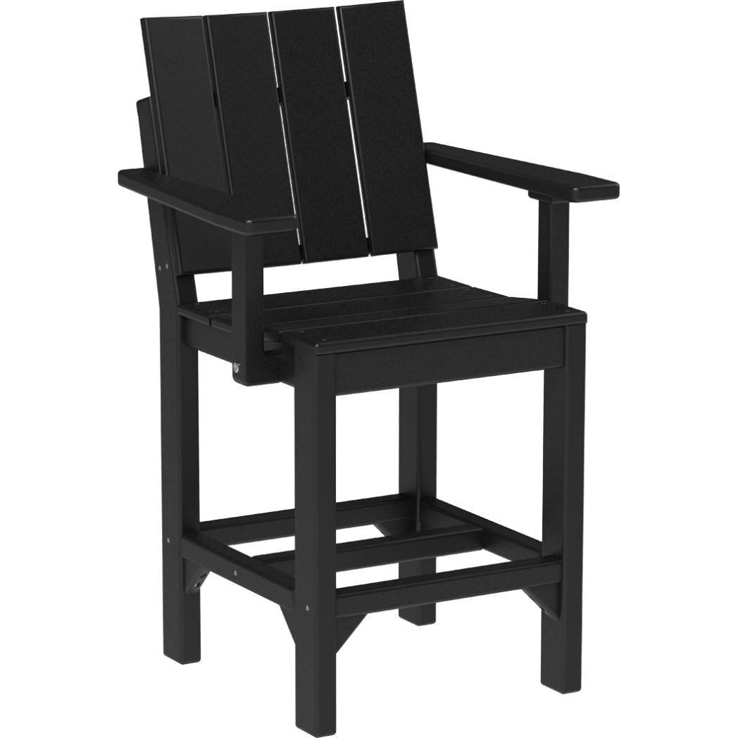 LuxCraft Urban Counter Height Arm Chair