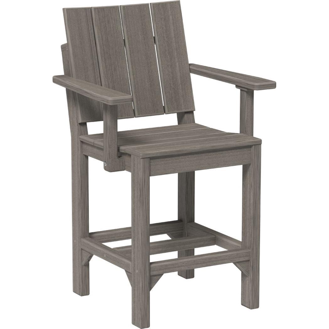 LuxCraft Urban Counter Height Arm Chair
