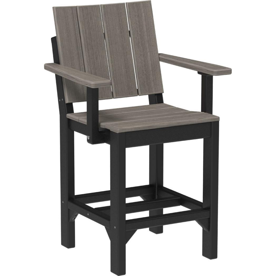 LuxCraft Urban Counter Height Arm Chair
