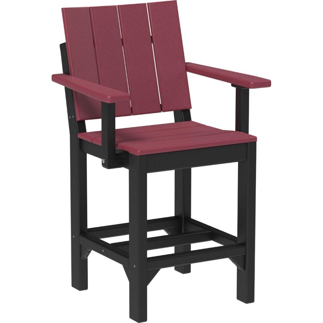 LuxCraft Urban Counter Height Arm Chair