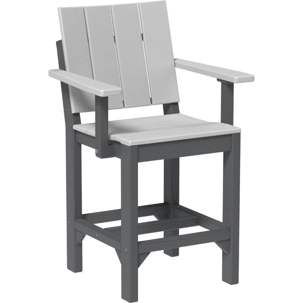 LuxCraft Urban Counter Height Arm Chair