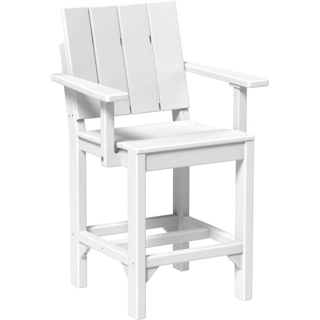 LuxCraft Urban Counter Height Arm Chair