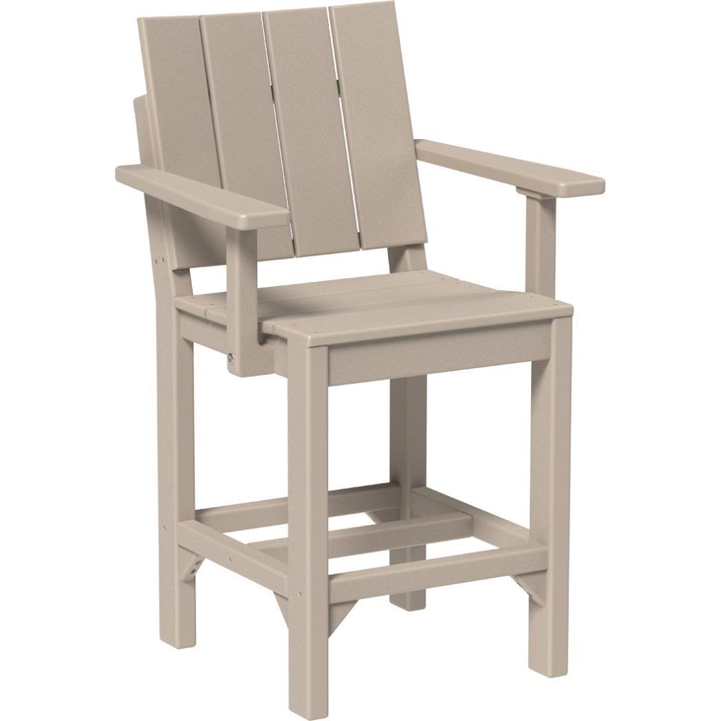 LuxCraft Urban Counter Height Arm Chair
