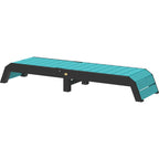 LuxCraft Urban Chaise Lounge - UCLABB Urban Chaise Lounge (Aruba Blue & Black) 1