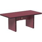 LuxCraft Urban Dining Table (3' x 6' Rectangular) (UDT36R) - UDT36RCHB Urban Dining Table (3' x 6' Rect) CHB (Dining)