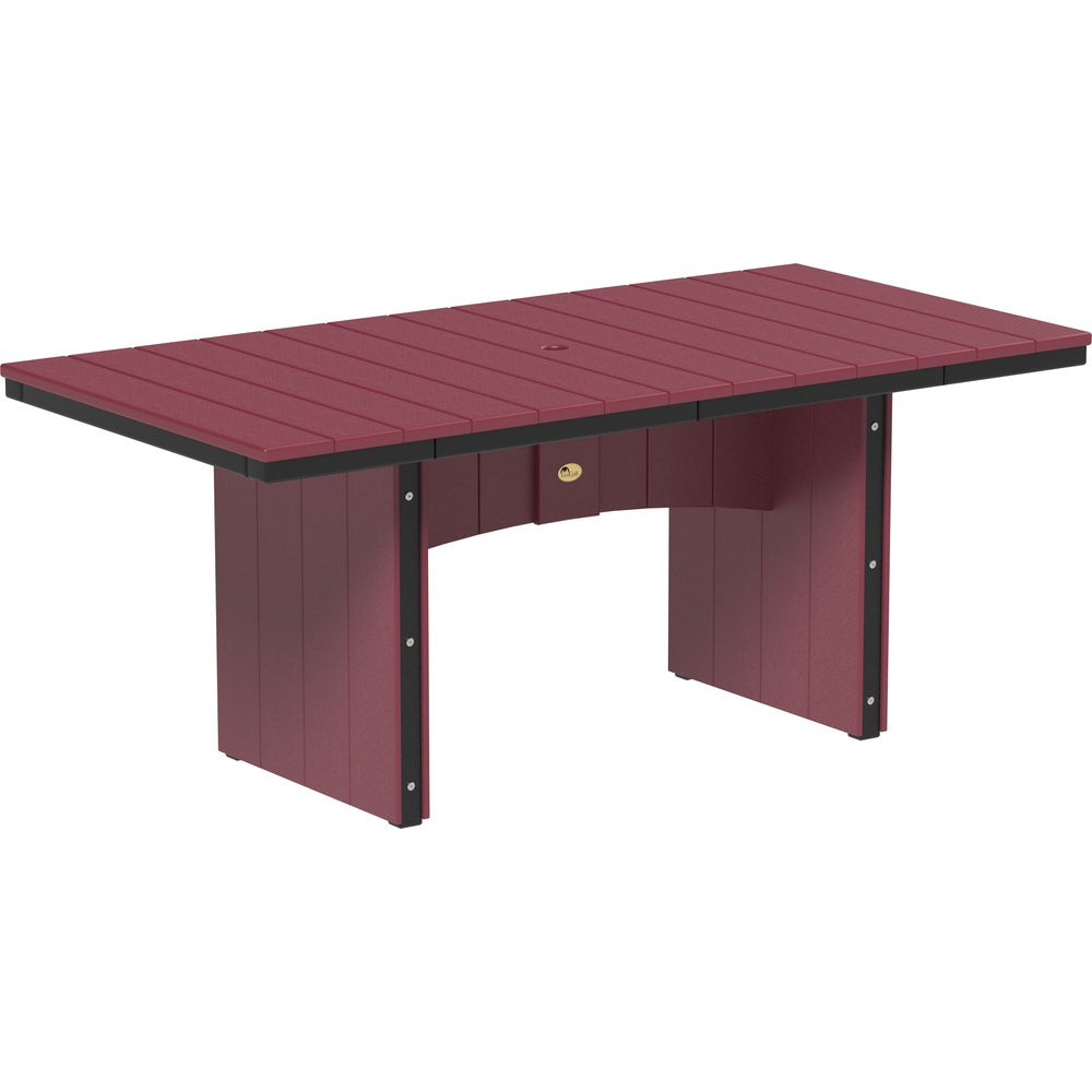 LuxCraft Urban Dining Table (3' x 6' Rectangular) (UDT36R) - UDT36RCHB Urban Dining Table (3' x 6' Rect) CHB (Dining)