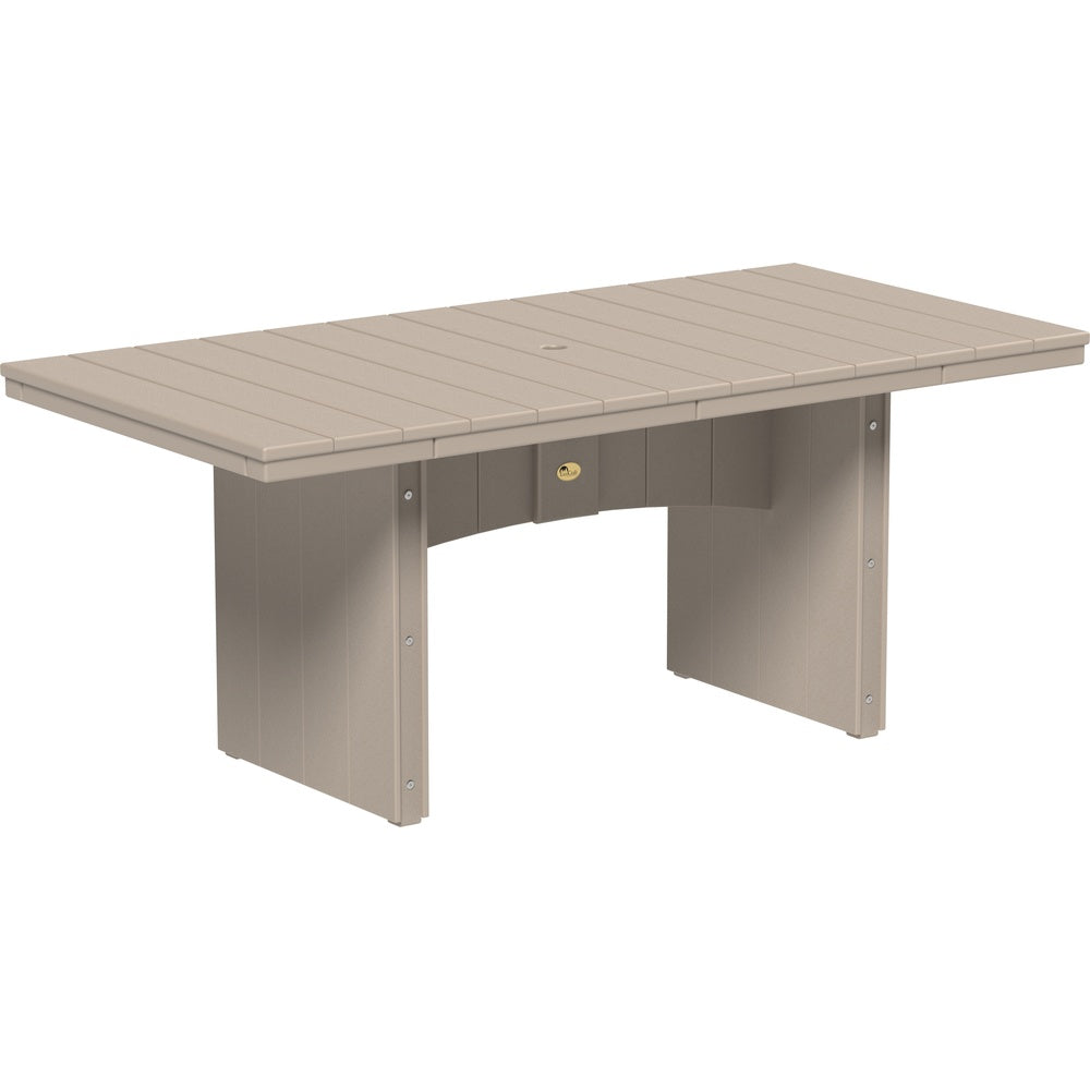 LuxCraft Urban Dining Table (3' x 6' Rectangular) (UDT36R) - UDT36RWW Urban Dining Table (3' x 6' Rect) WW (Dining)