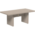 LuxCraft Urban Dining Table (3' x 6' Rectangular) (UDT36R) - UDT36RWW Urban Dining Table (3' x 6' Rect) WW (Dining)