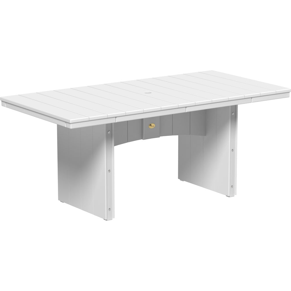 LuxCraft Urban Dining Table (3' x 6' Rectangular) (UDT36R) - UDT36RW Urban Dining Table (3' x 6' Rect) W (Dining)