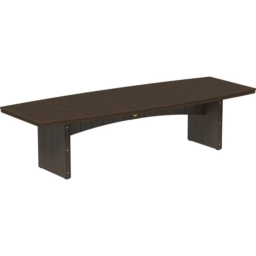 LuxCraft Urban 48-Inch x 120-Inch Oval Poly Dining Table