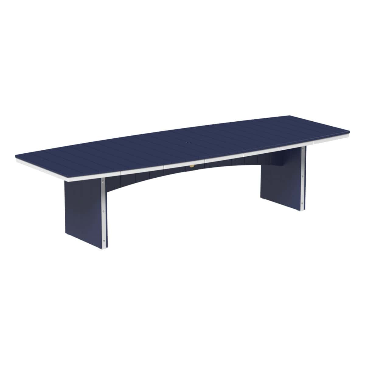 LuxCraft Urban 48-Inch x 120-Inch Oval Poly Dining Table