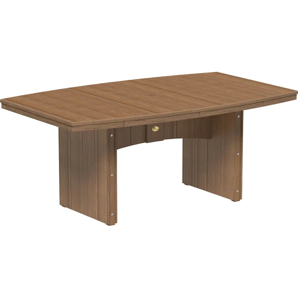 LuxCraft Urban 48 X 72 Inch Oval Outdoor Dining Table (Dining Height)