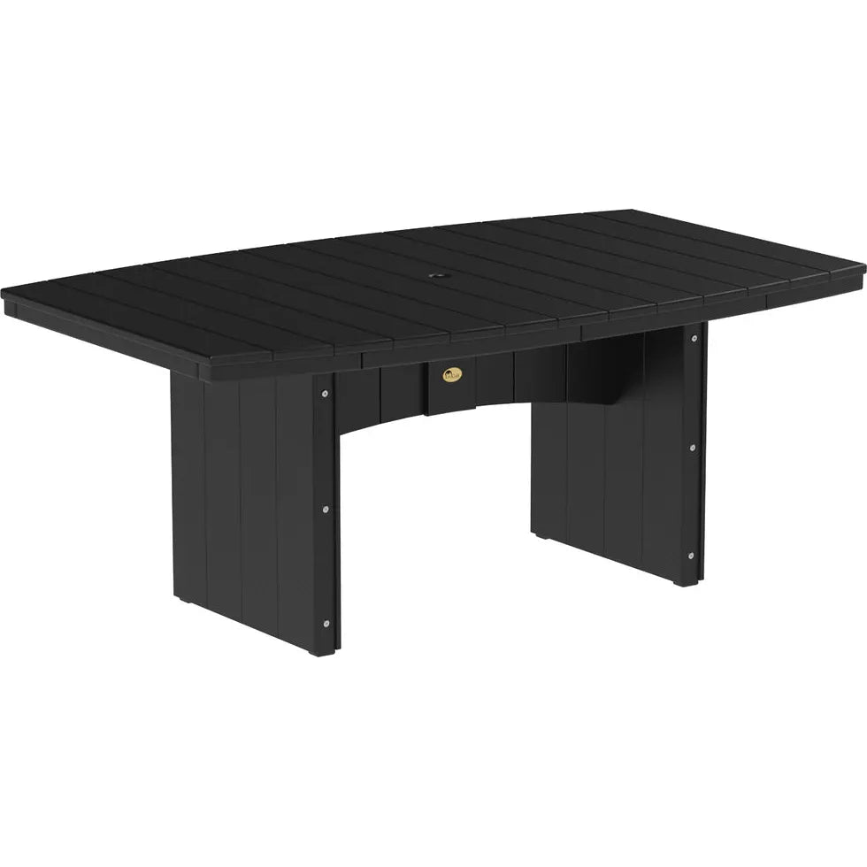 LuxCraft Urban 48 X 72 Inch Oval Outdoor Dining Table (Dining Height)