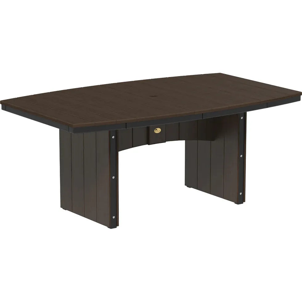 LuxCraft Urban 48 X 72 Inch Oval Outdoor Dining Table (Dining Height)