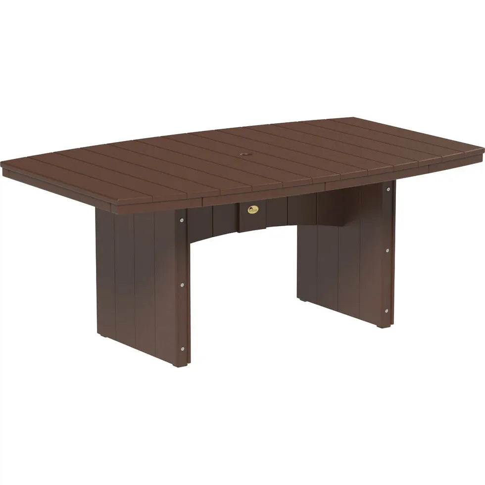 LuxCraft Urban 48 X 72 Inch Oval Outdoor Dining Table (Dining Height)