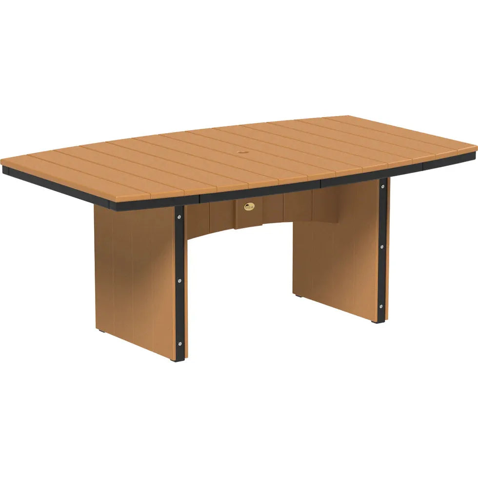 LuxCraft Urban 48 X 72 Inch Oval Outdoor Dining Table (Dining Height)