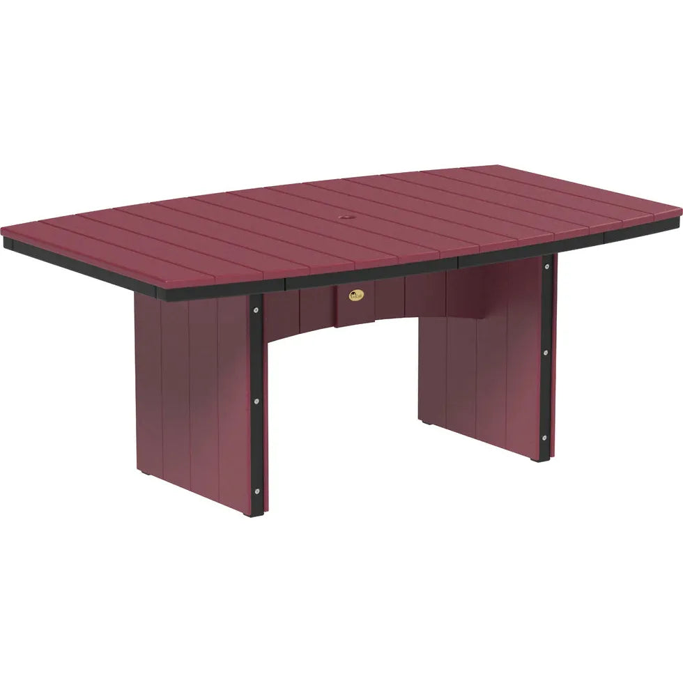 LuxCraft Urban 48 X 72 Inch Oval Outdoor Dining Table (Dining Height)