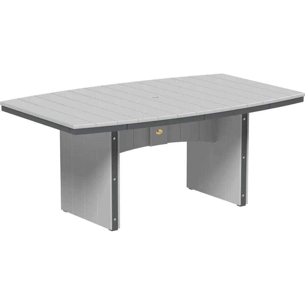 LuxCraft Urban 48 X 72 Inch Oval Outdoor Dining Table (Dining Height)