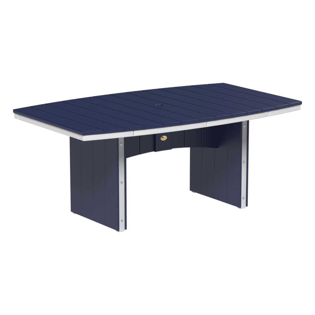 LuxCraft Urban 48 X 72 Inch Oval Outdoor Dining Table