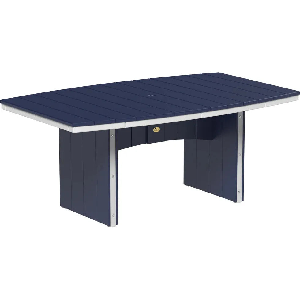 LuxCraft Urban 48 X 72 Inch Oval Outdoor Dining Table (Dining Height)