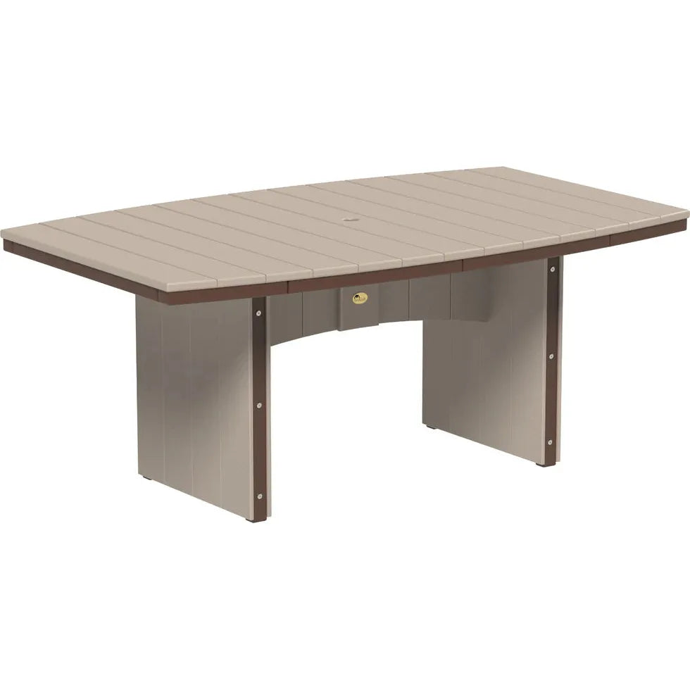 LuxCraft Urban 48 X 72 Inch Oval Outdoor Dining Table (Dining Height)