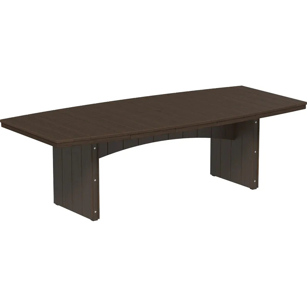 LuxCraft Urban 48-Inch x 96-Inch Oval Poly Dining Table